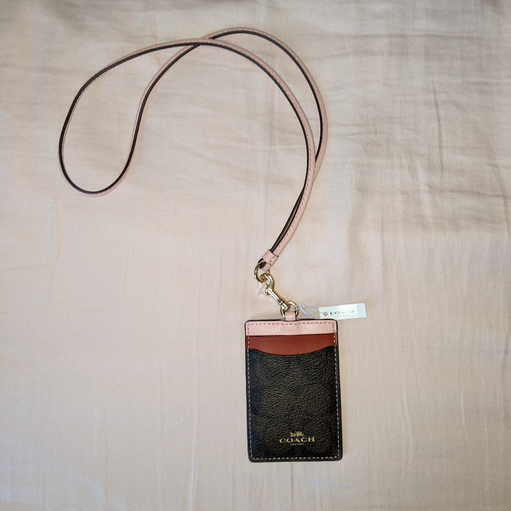 COACH Lanyard ID Holder